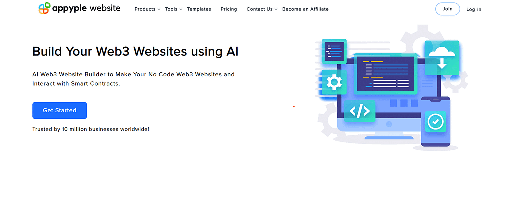 Appy-pie-homepage