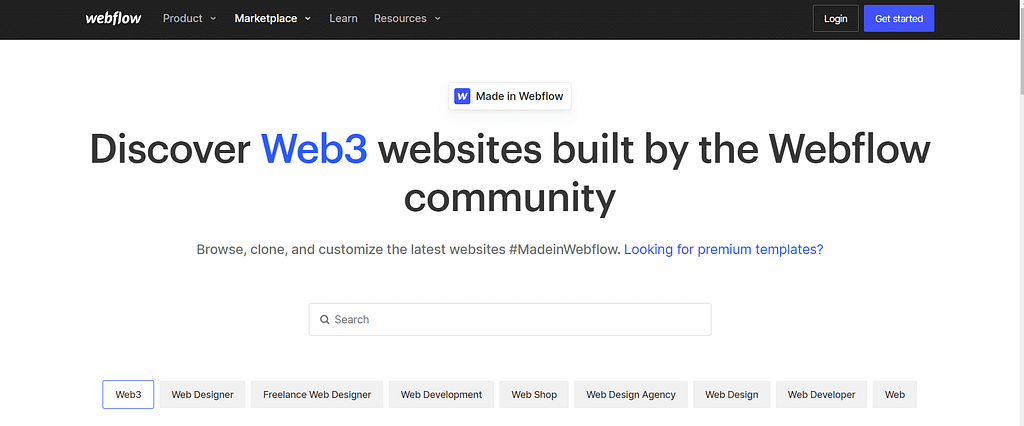 Webflow-homepage
