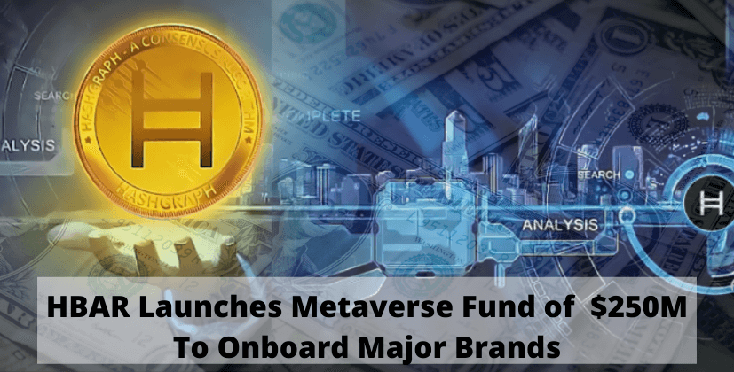 HBAR Launches Metaverse Fund of $250M To Onboard Major Brands- The Coin Leaks