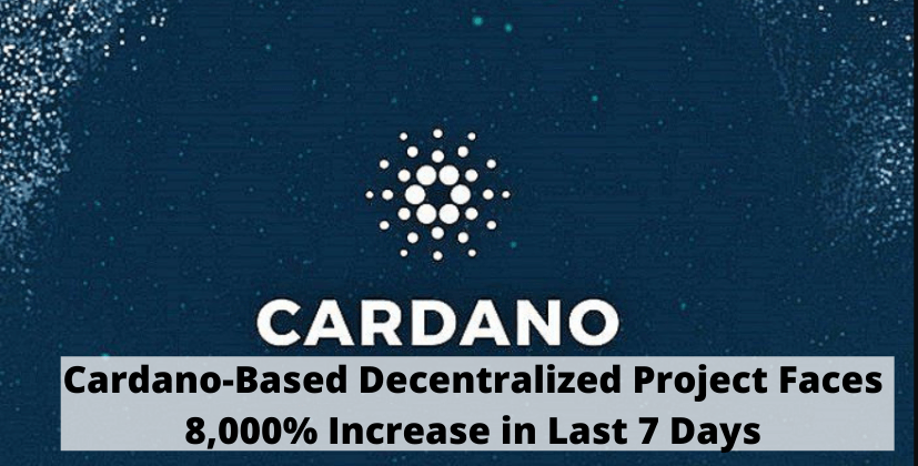 Cardano-Based Decentralized Project Faces 8,000% Increase in Last 7 Days- The Coin Leaks