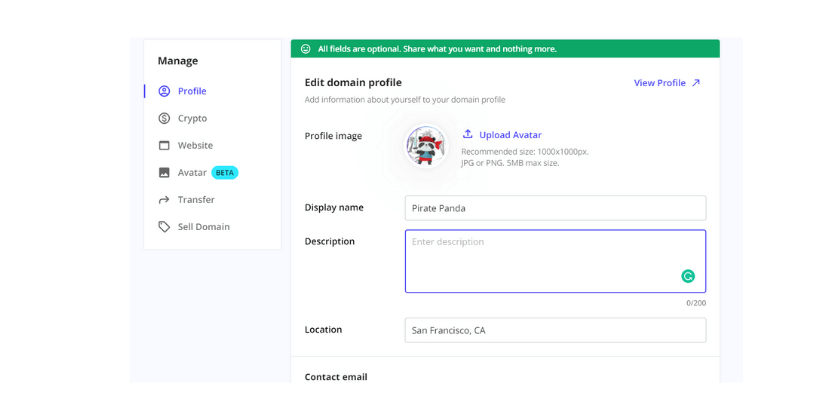 Manage Field