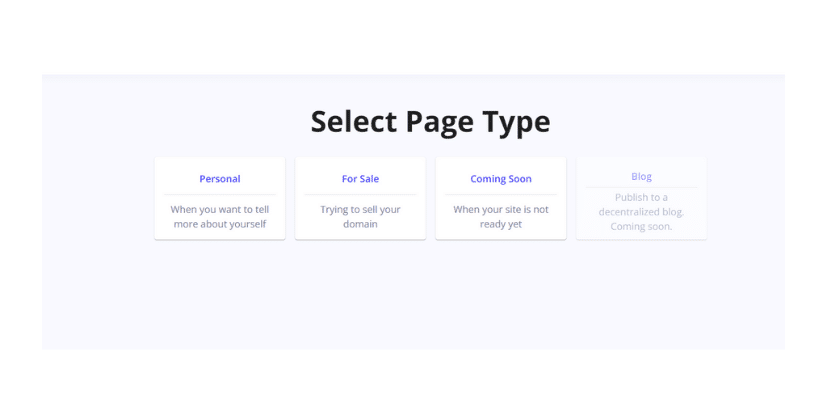 Website type